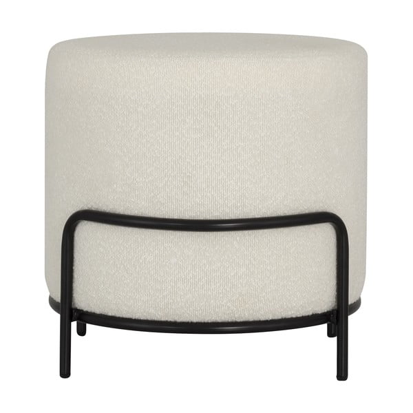 Fehér buklé puff Carl – Tenzo-image-2