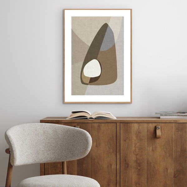 Kép 70x100 cm Picasa Greige – Malerifabrikken-image-1