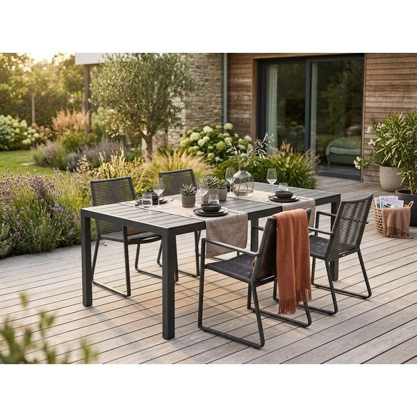 Viking kerti asztal artwood asztallappal, 90 x 205 cm - Bonami Selection-image-1