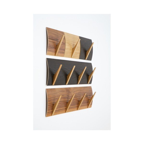 Rack Naki Black Oak Large tömörfa akasztó - Woodman-image-3