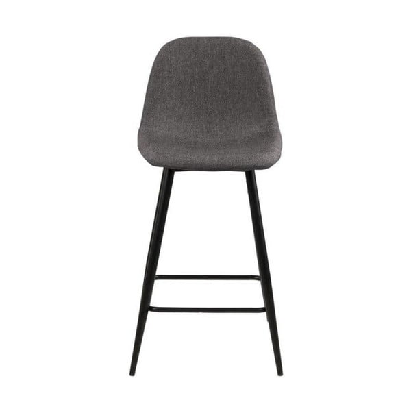 Szürke kárpitozott bárszék szett 2 db-os (ülésmagasság 65 cm) Wilma – Actona-image-3