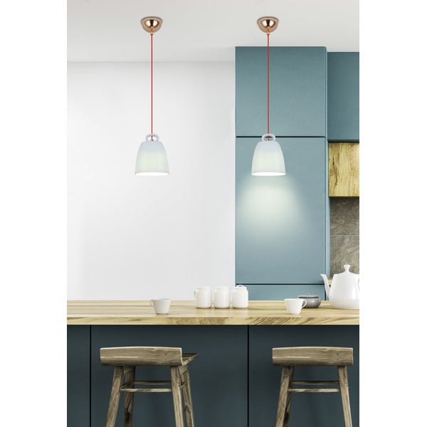 Kék gyerek függőlámpa kerámia búrával Sewilla – Candellux Lighting-image-3