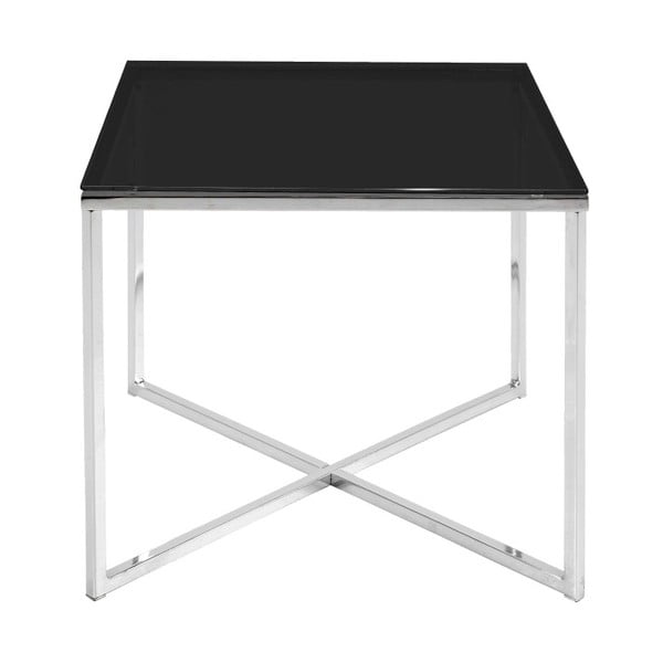Cross fekete tárolóasztal, 50 x 45 cm - Actona