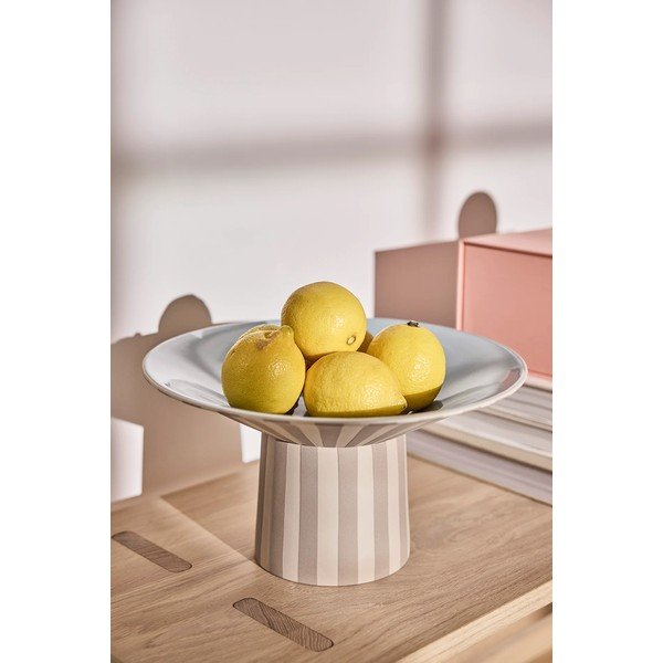 Bézs kőedény tál ø 30 cm Toppu – OYOY Living Design-image-1