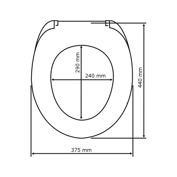 Sabbia WC-ülőke, 44,5 x 37,5 cm - Wenko-image-3