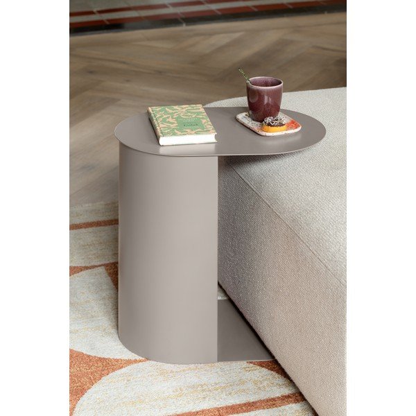 Fém tárolóasztal szett 2 db-os 30x45 cm Riqueza Oval – Leitmotiv-image-1