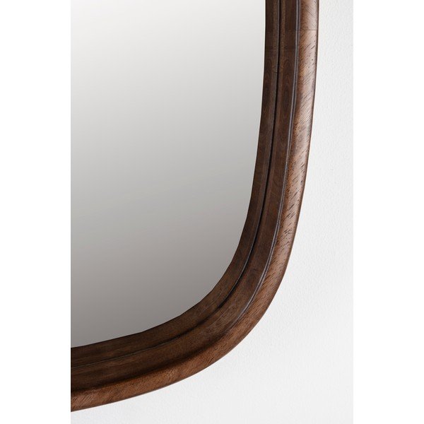 Fali tükör tömörfa kerettel 50x50 cm Nyko – White Label-image-2