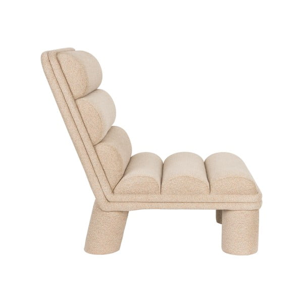 Bézs buklé fotel Fern – Dutchbone-image-3
