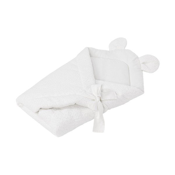 Fehér buklé babapólya 35x65 cm – Meowbaby-image-1