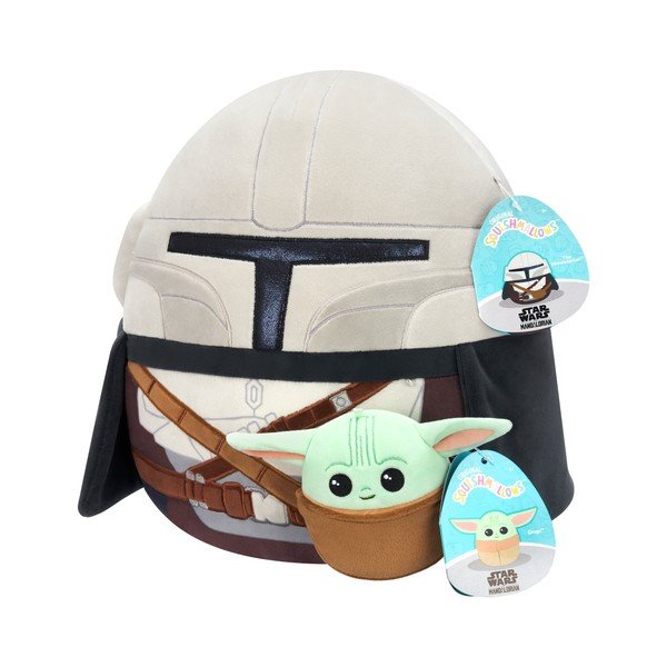 Plüssjáték Mandalorian & Grogu – SQUISHMALLOWS-image-1