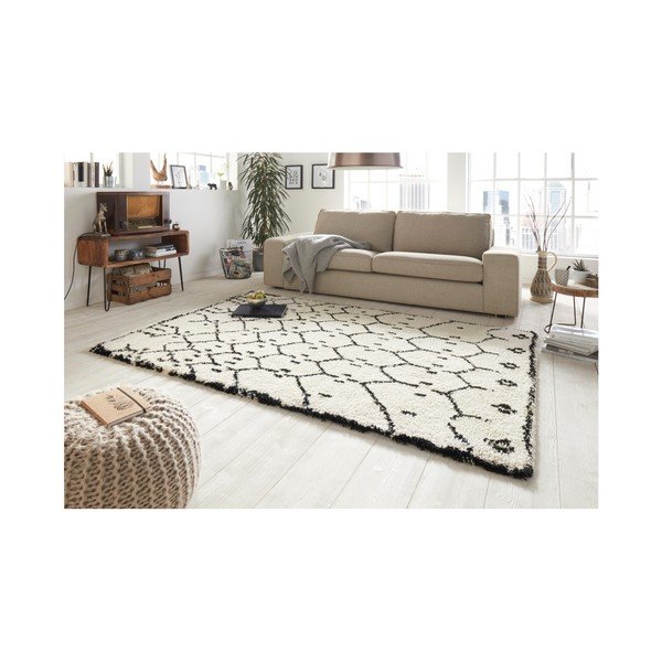 Allure Ronno White fehér-fekete szőnyeg, 120 x 170 cm - Mint Rugs-image-3