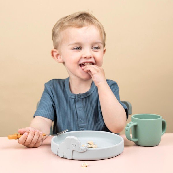 Gyerek étkező szett 3 db-os Peekaboo Dinner - Done by Deer-image-1