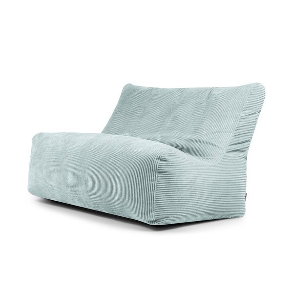 Mentazöld kordbársony babzsákfotel Sofa Seat Lounge – SLOWDOWN