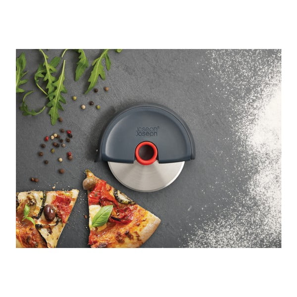 Szilikon-rozsdamentes acél szeletelő pizzához Disc – Joseph Joseph-image-4