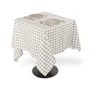 Pamut asztalterítő 150x150 cm Gingham – Tiseco Home Studio