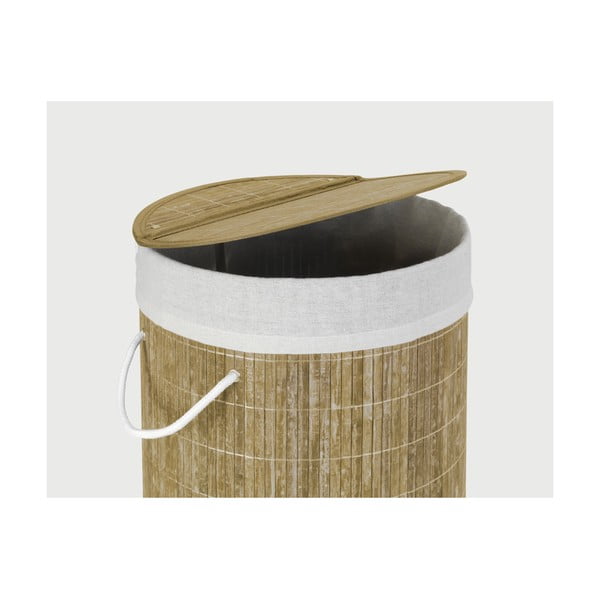 Bina bambusz szennyestartó kosár, 55 l - Wenko-image-3