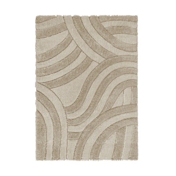 Bézs kézi szövésű szőnyeg újrahasznosított szálakból 200x290 cm Velvet – Flair Rugs