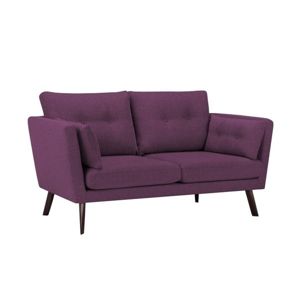 Elena lila háromszemélyes kanapé - Mazzini Sofas