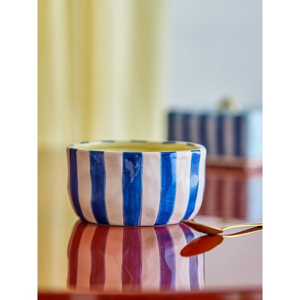 Sárga-kék kerámia tálka szett 4 db-os 300 ml Phoenix – Bloomingville-image-3