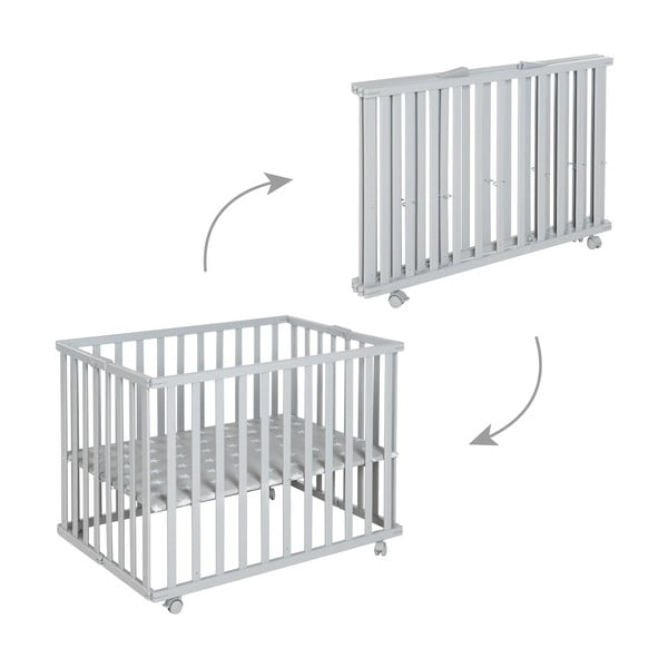 Szürke járóka 100x75 cm – Roba-image-3