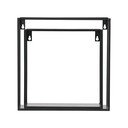 Meert 2 db fekete fali polc - WOOOD