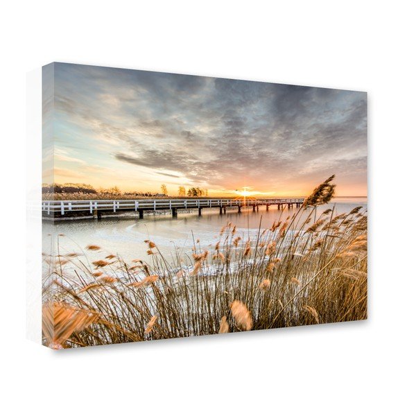 Canvas By The Sea Jetty fali kép, 75 x 100 cm - Styler