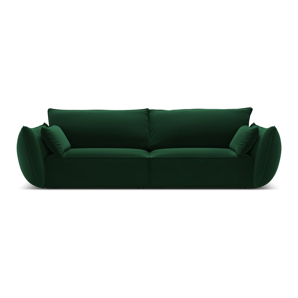 Sötétzöld bársony kanapé 208 cm Vanda  Mazzini Sofas