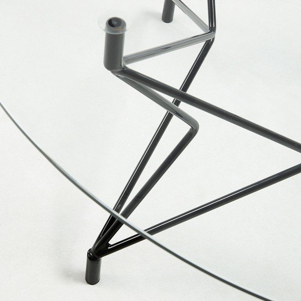 Paradigm dohányzóasztal, ø 100 cm - Kave Home-image-4
