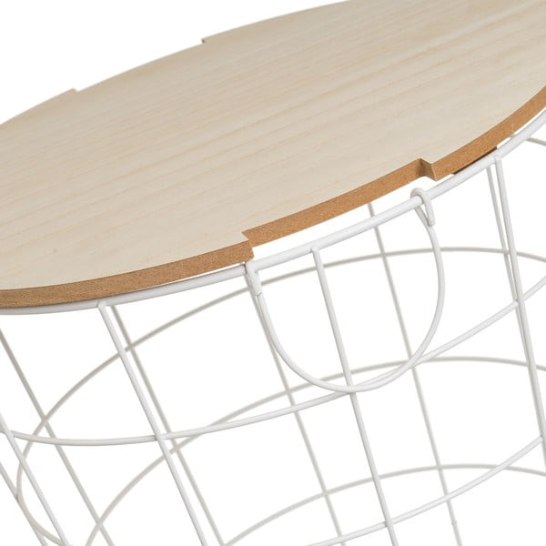 Kerek tárolóasztal szett 3 db-os 39x39 cm – Casa Selección-image-2