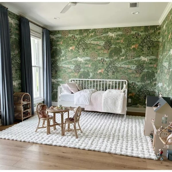 Fehér mosható szőnyeg 150x230 cm Bubble White – Mila Home-image-1