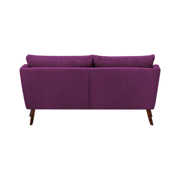 Elena lila háromszemélyes kanapé, fekvőfotellel a bal oldalon - Mazzini Sofas-image-3