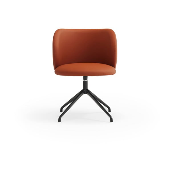 Narancssárga kárpitozott étkezőfotel Mogi – Teulat-image-1