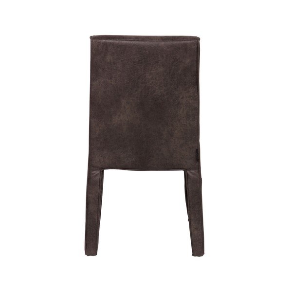 Cocoon fekete bőr szék, 2 darab - BePureHome-image-3
