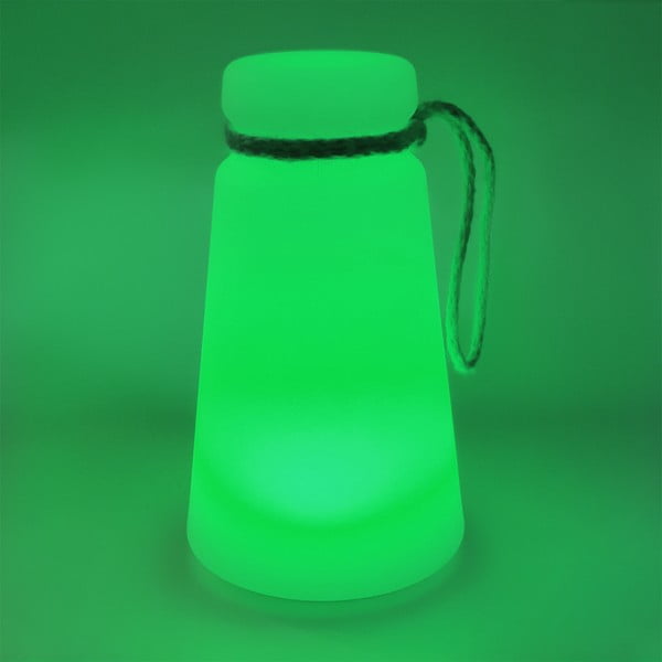 Fehér-barna LED asztali lámpa (magasság 20 cm) Bruno – Fischer & Honsel-image-3