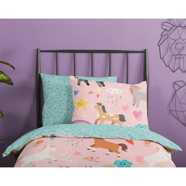 Egyszemélyes pamut gyerek ágyneműhuzat 100x135 cm – Good Morning-image-2