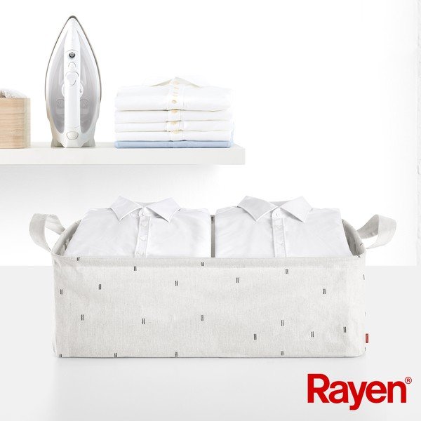 Textil szennyeskosár 60 l – Rayen-image-1