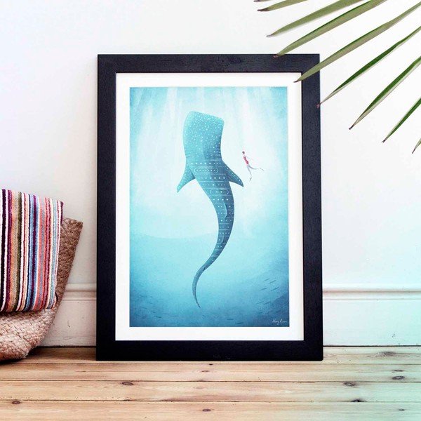 Whale Shark poszter, A3 - Travelposter-image-1