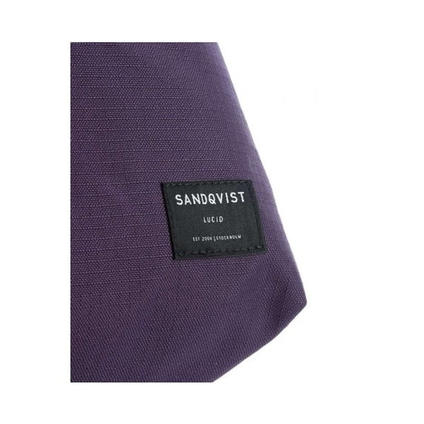 Oliver sötétlila hátitáska, hasadásgátló anyagból - Sandqvist-image-4