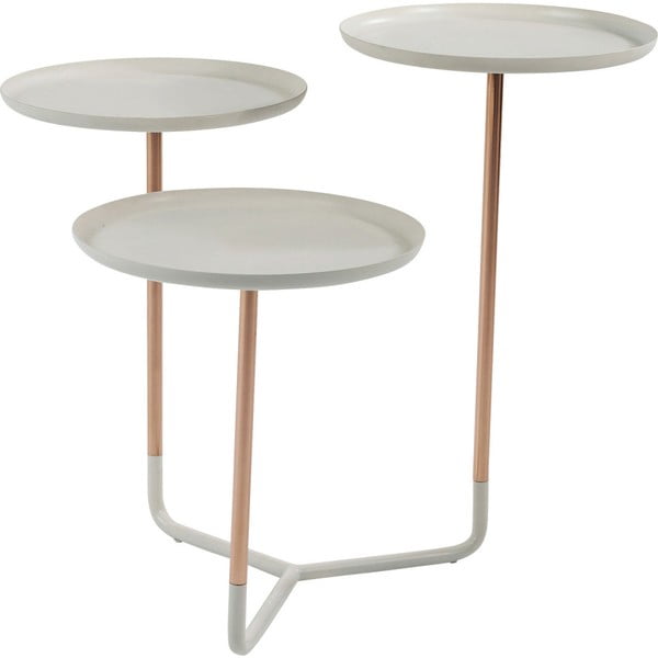 Trio fehér kisasztal - Kare Design