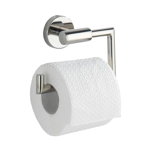 Fényes ezüstszínű fali rozsdamentes acél WC-papír tartó Bosio – Wenko-image-2