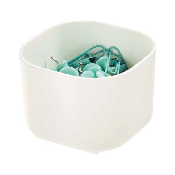 Eco Bin fehér táolódoboz, 9,14 x 9,14 cm - iDesign-image-1