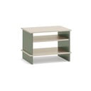 Zöld-krémszínű éjjeliszekrény Inari – Teulat