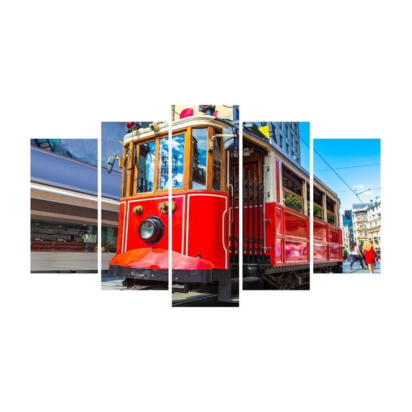 City Tram Canvas többrészes vászonkép