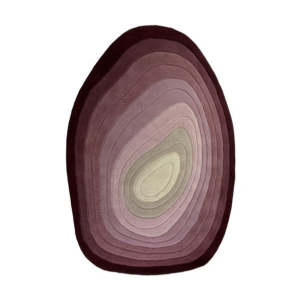 Lila kézi szövésű gyapjú szőnyeg 200x290 cm Puddle Ombre  – Flair Rugs