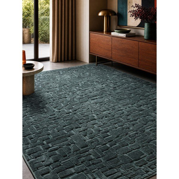 Kékeszöld szőnyeg 200x290 cm – Asiatic Carpets-image-1