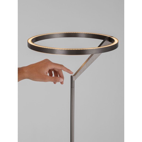 Ezüstszínű alumínium LED dimmelhető állólámpa (magasság 168 cm) Tilia – Nova Luce-image-2