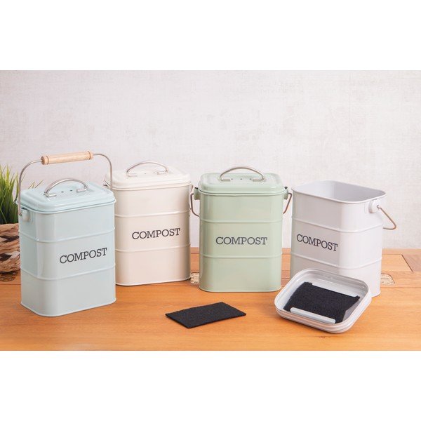 Living Nostalgia szűrő komposztálható hulladék gyűjtőhöz - Kitchen Craft-image-1