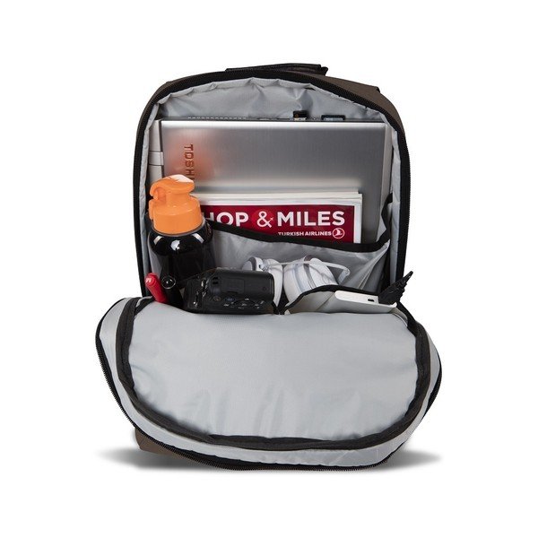 GALAXY Smart Bag sötétbarna hátizsák, USB csatlakozóval - My Valice-image-4