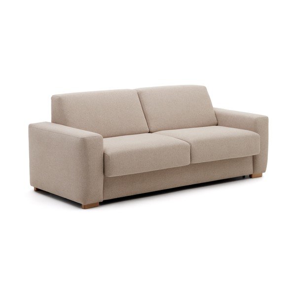 Bézs kinyitható kanapé 224 cm Anley – Kave Home-image-1