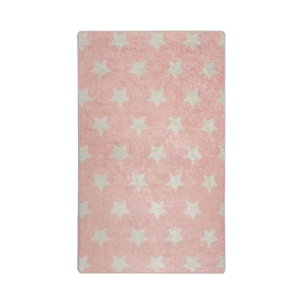 Stars rózsaszín csúszásgátlós gyerekszőnyeg, 140 x 190 cm Conceptum Hypnose